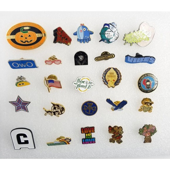 Mix Lot 25 Lapel Pins Vintage Current Assorted Themes Various Pinbacks - Picture 7 of 7